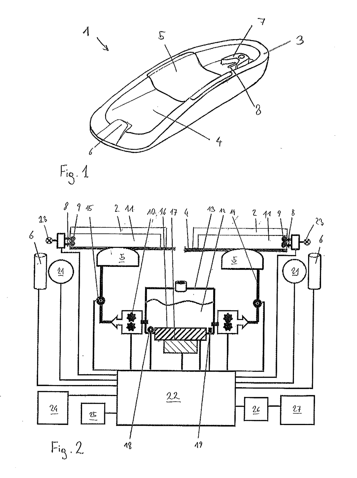 Method and apparatus for adapting an item of clothing to a part of the body