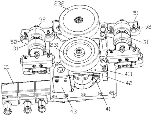 Inspection robot clamping device and inspection robot