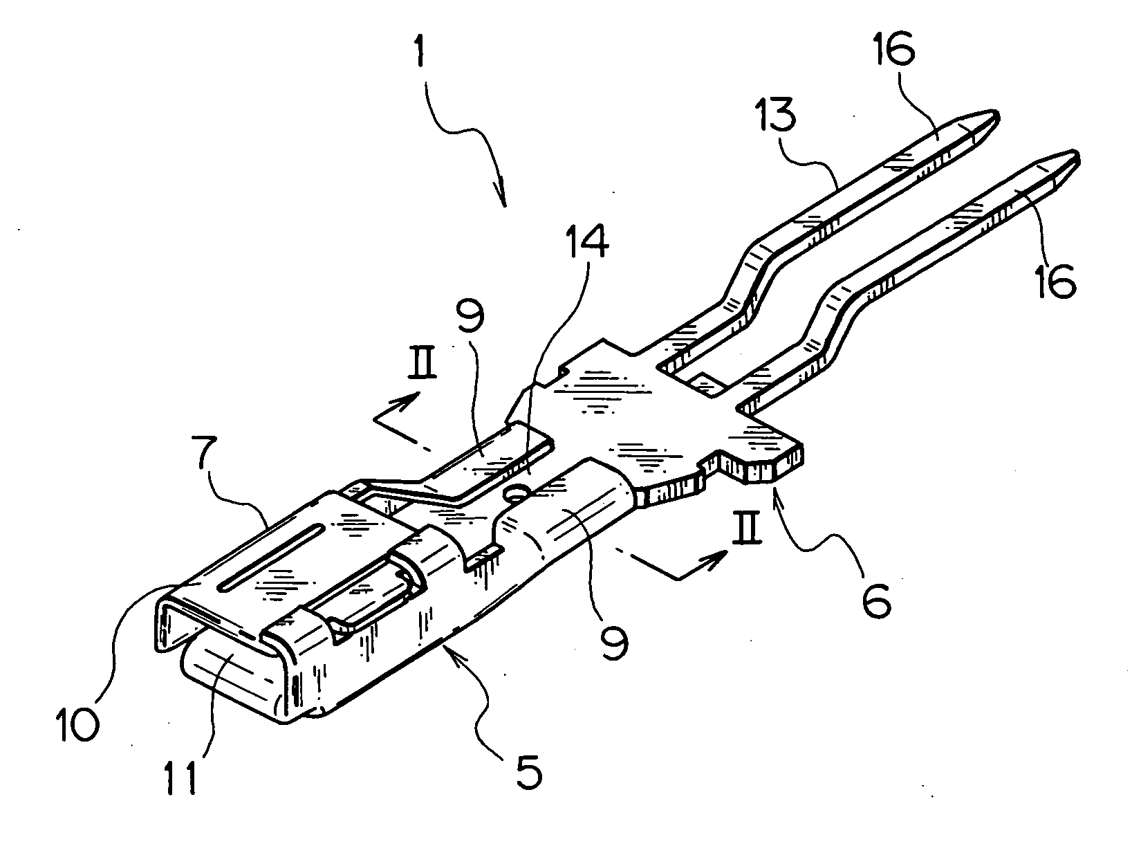 Method of fixing terminal fitting components to each other and terminal fitting