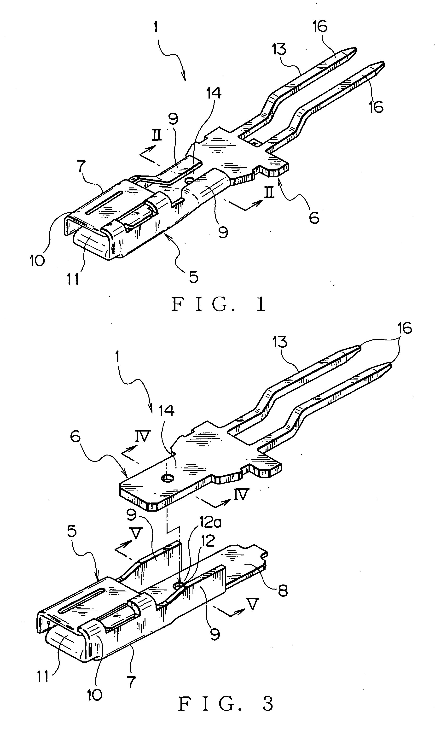 Method of fixing terminal fitting components to each other and terminal fitting