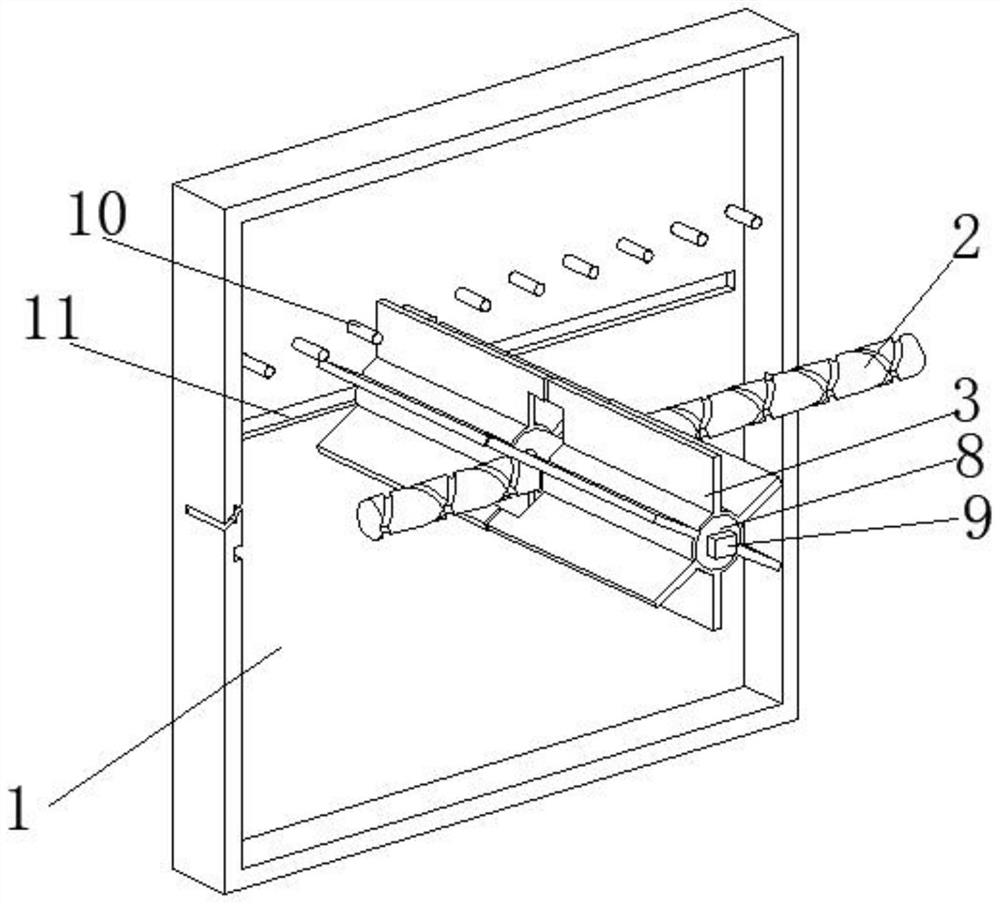 Impurity filtering device for water treatment agent production