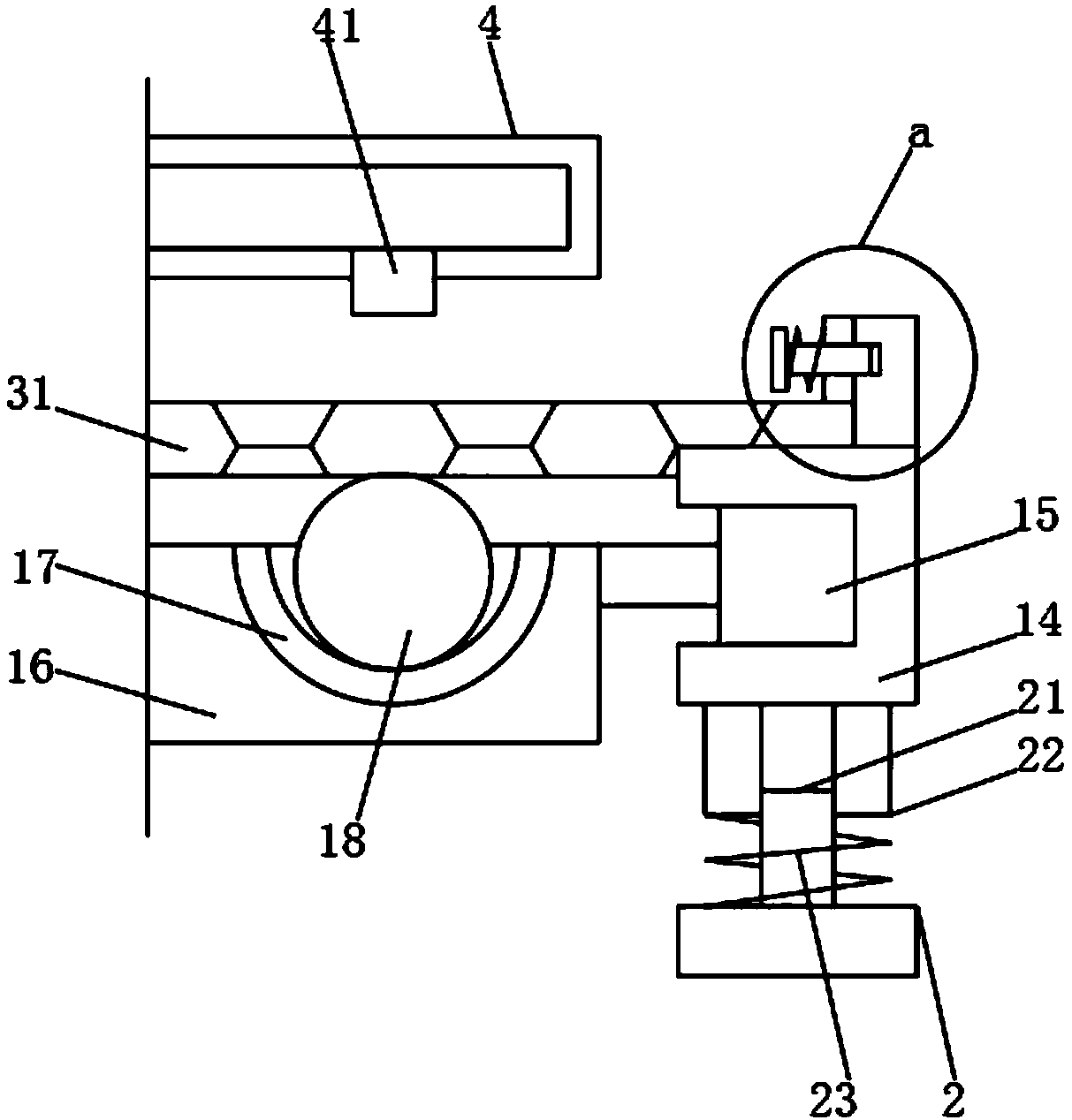 Multifunctional transportation structure for navel orange transferring