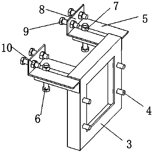 Fabricated building transition floor PCF board installation construction method