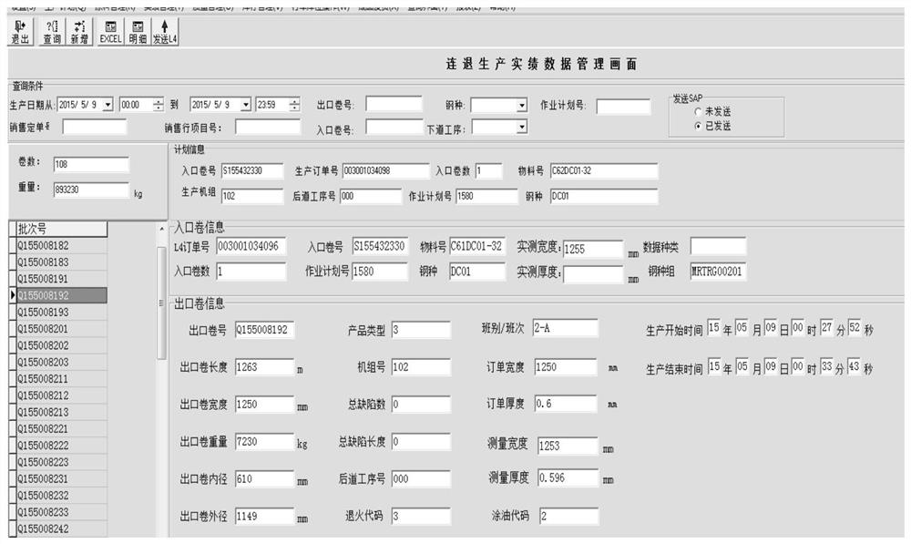 Steel coil production time optimization calculation method in cold rolling process and application thereof