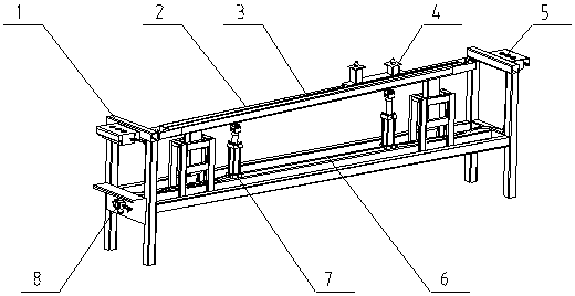 Part reciprocating conveying platform