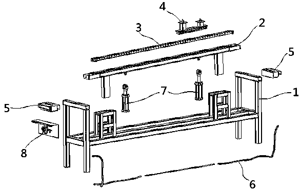 Part reciprocating conveying platform