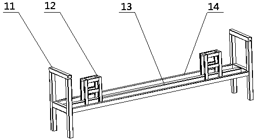 Part reciprocating conveying platform