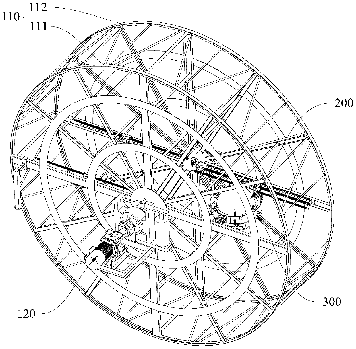 Buoy auxiliary installation platform of wave buoy calibrating device and buoy installation method