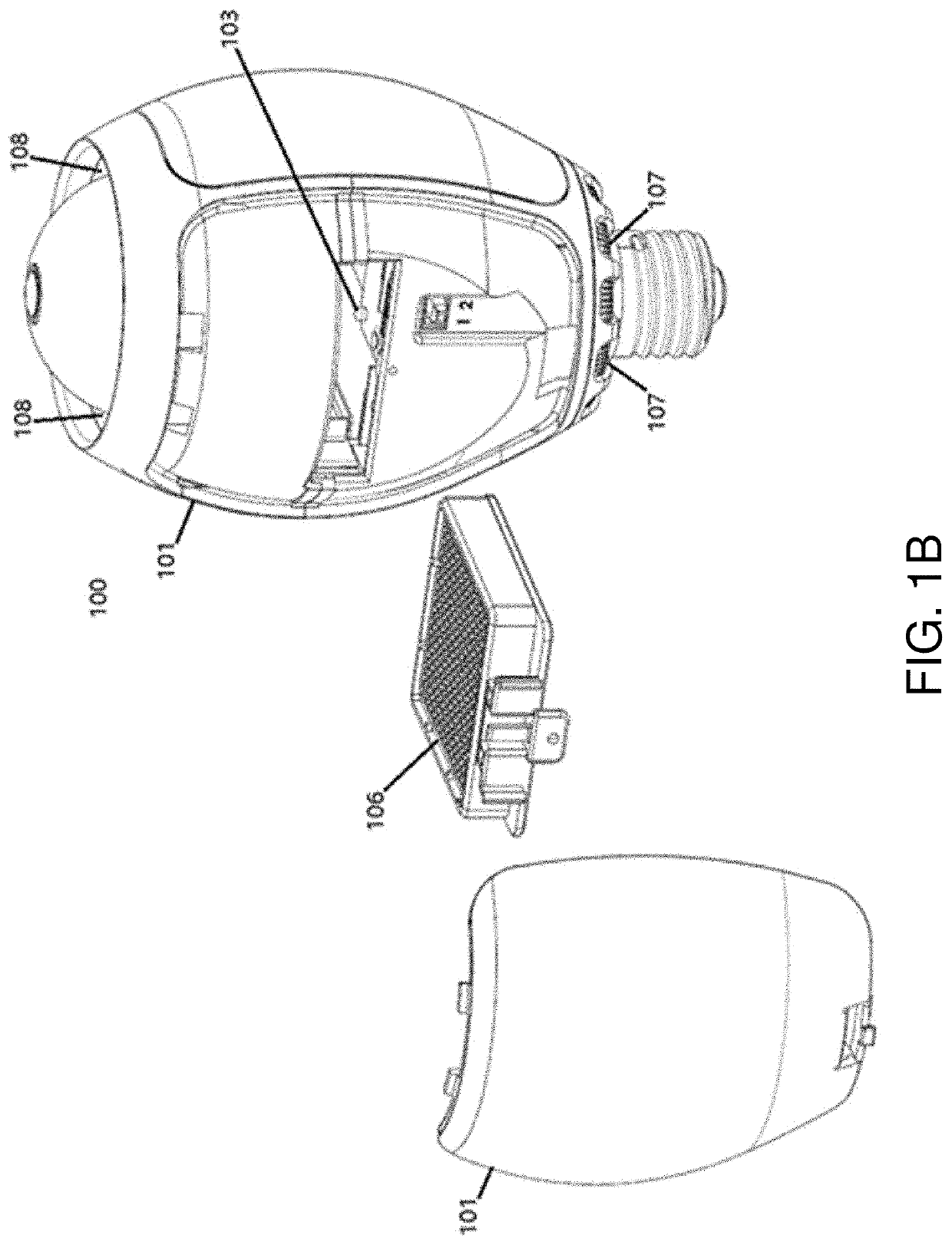 Ultraviolet-free antiviral air-filtering lighting device