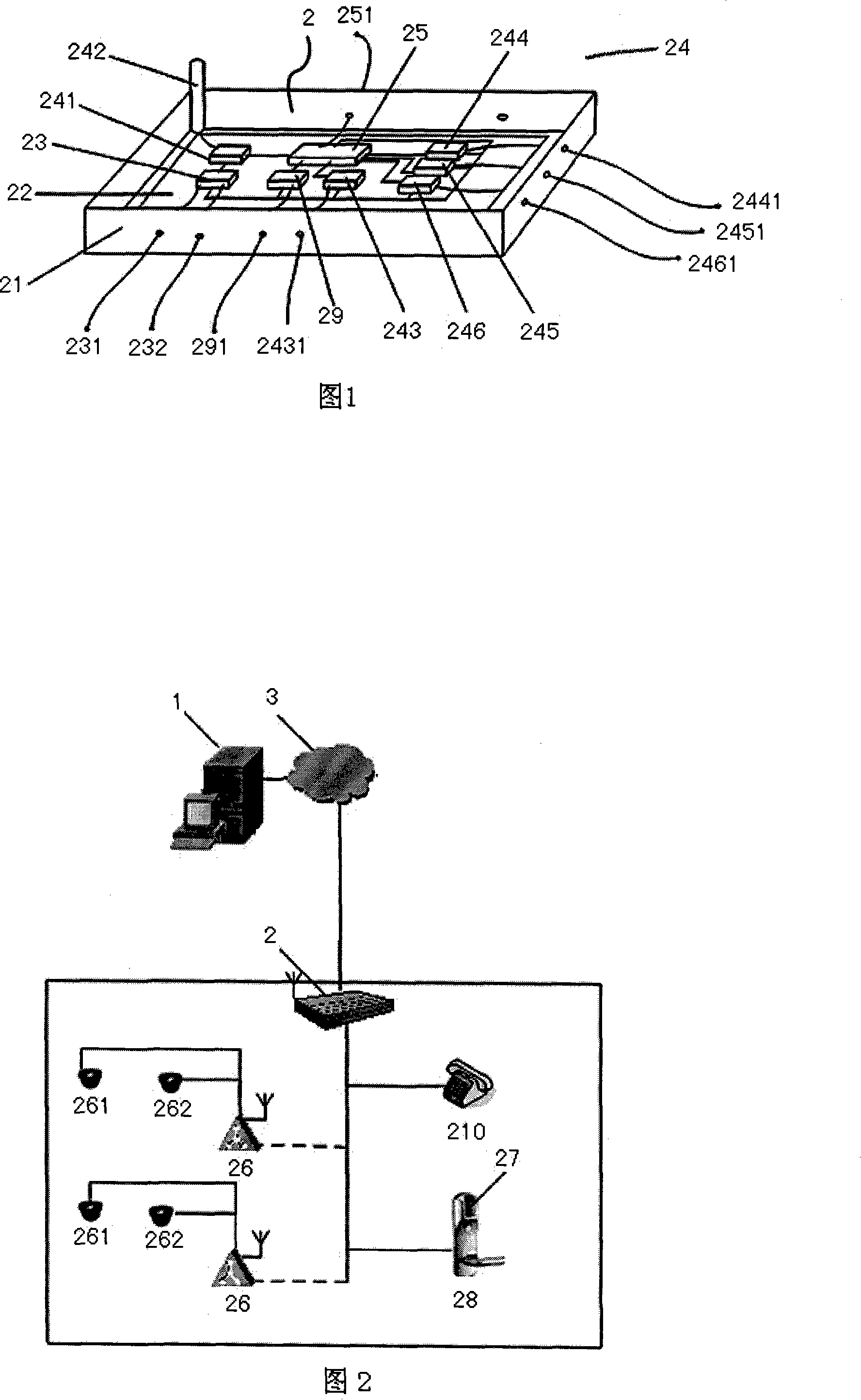 Anti-theft alarming control host controlled by centralized processing platform through telephone network and method of use thereof