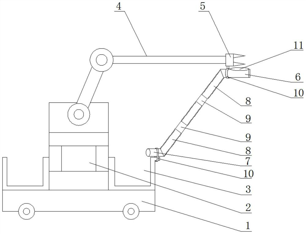 A fruit and vegetable robot picking transportation pipeline