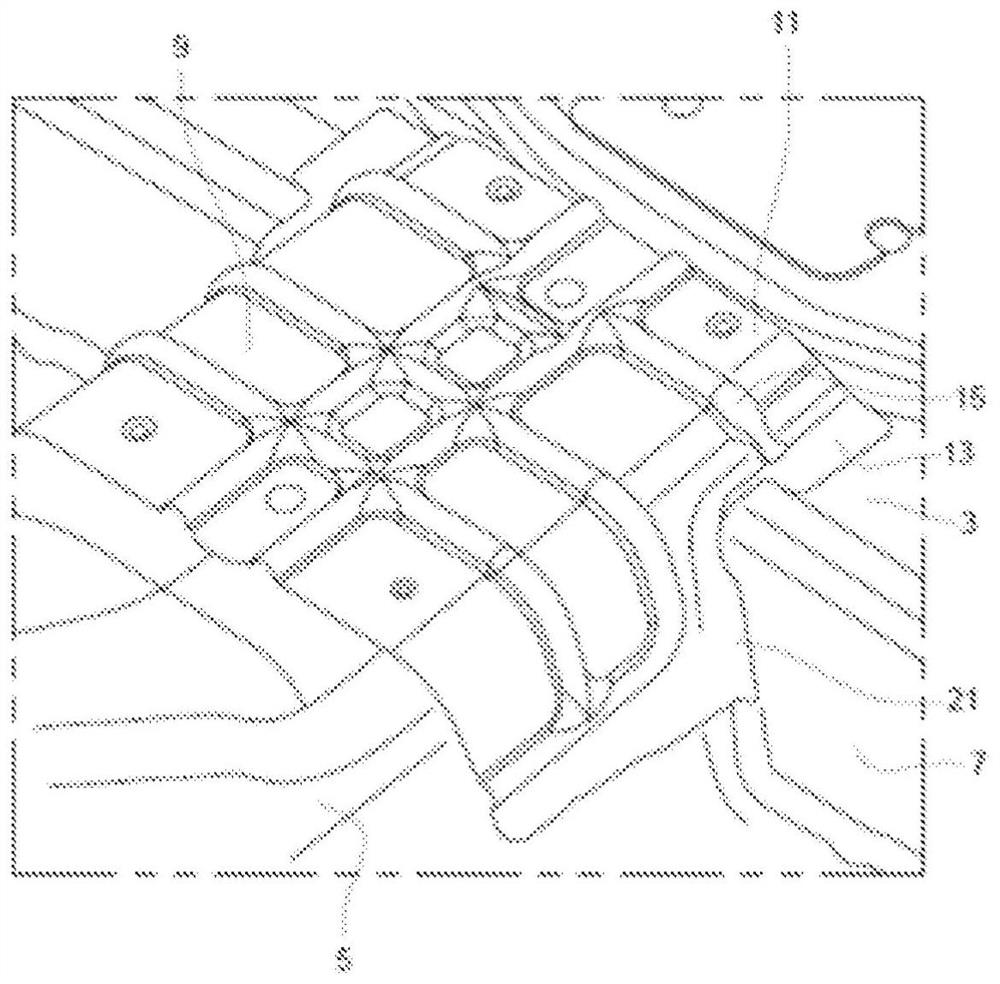 Vehicle with central tunnel reinforcement and central tunnel reinforcement