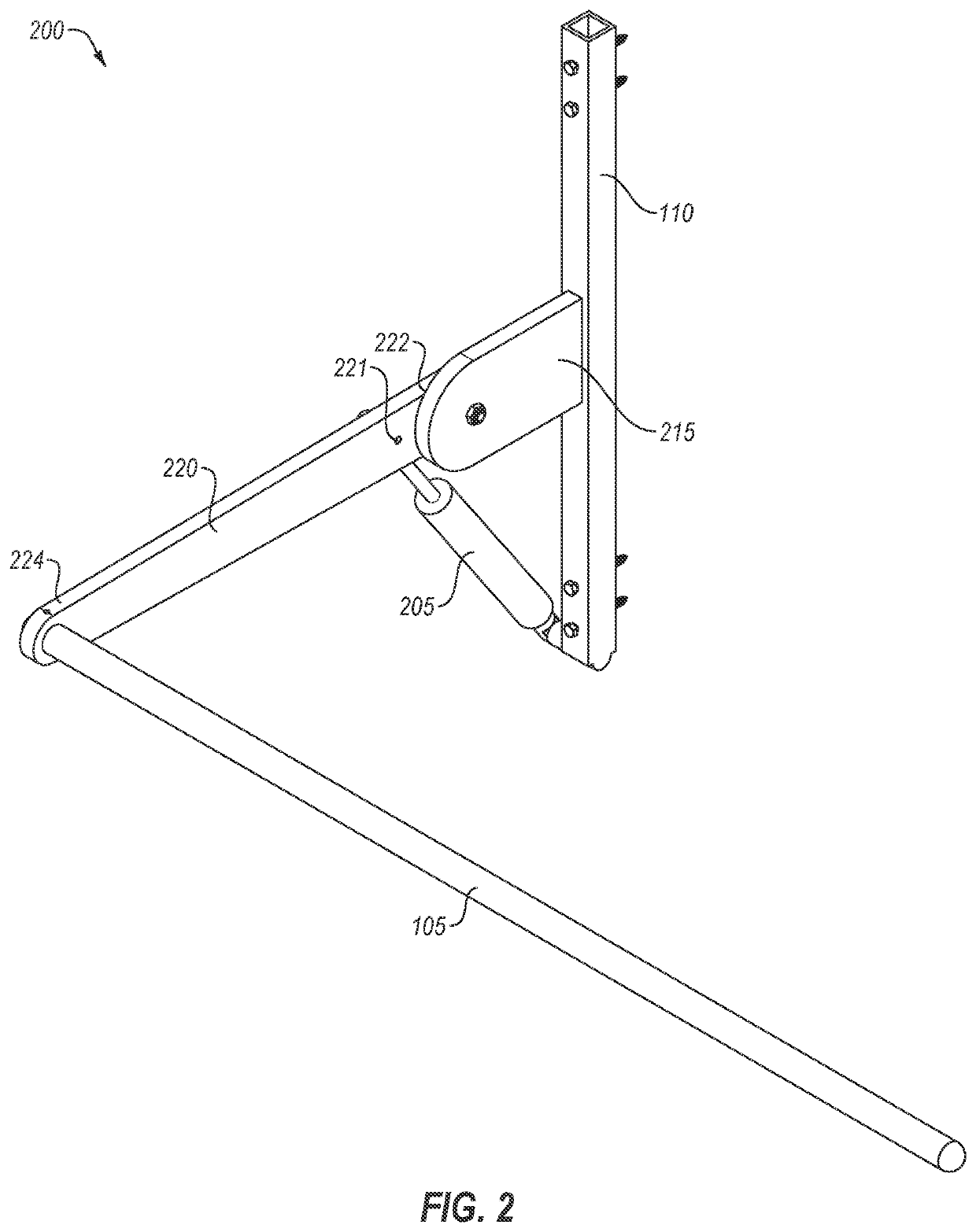 Adjustable pull-up bar