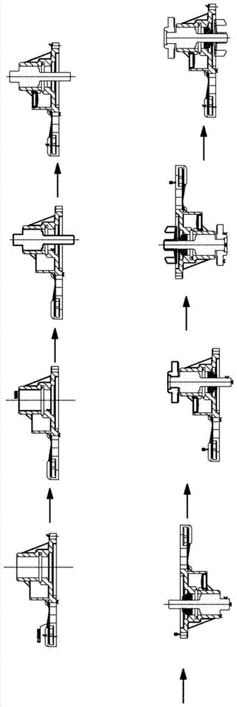 A system and method for automatically assembling a water pump assembly