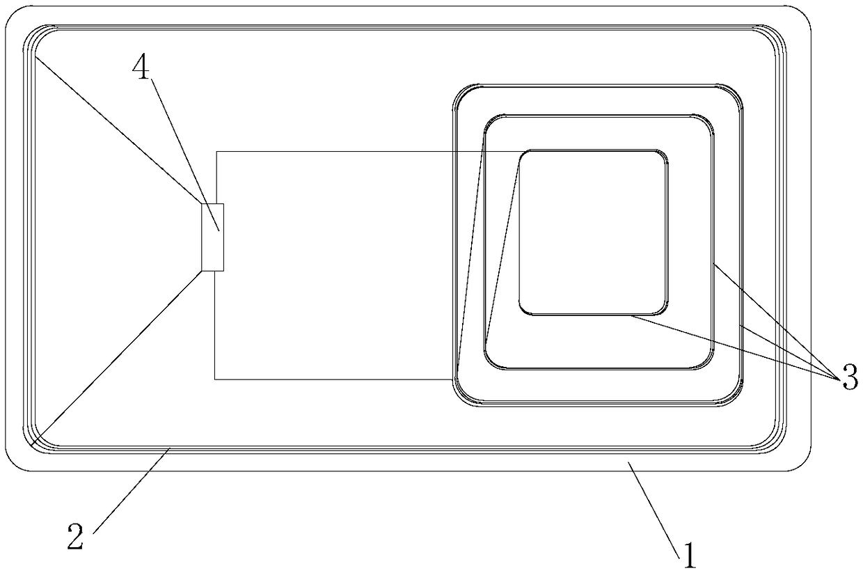 A radio frequency signal shielding circuit and a shielding card