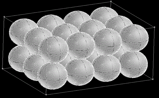 Mesoscopic simulating method for light-solid coupling process of laser beam and powder particles