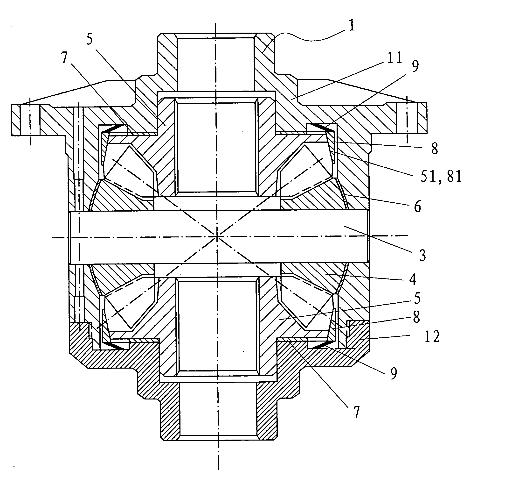 Preload limited-slip differential