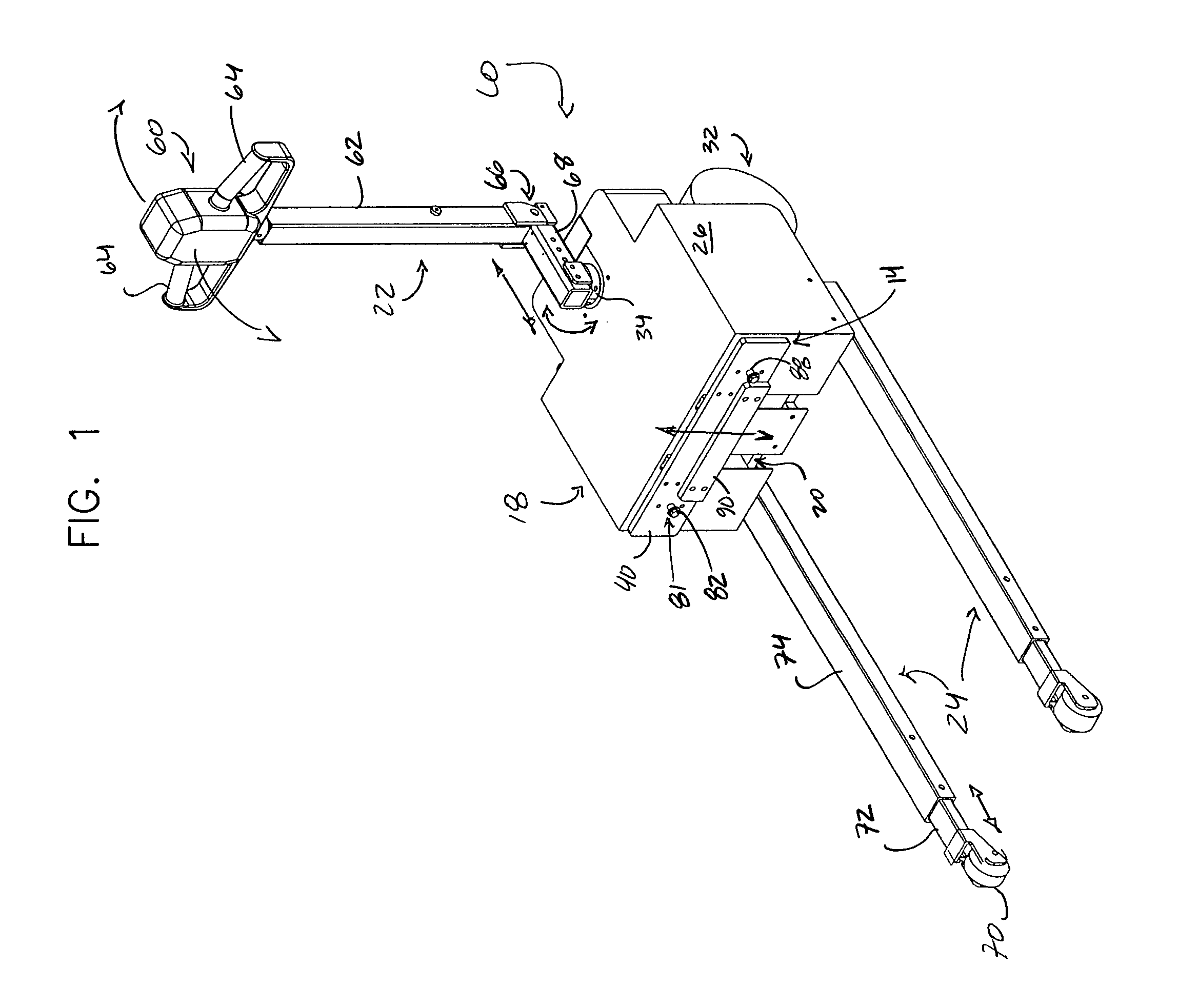 Transport aid for wheeled support apparatus