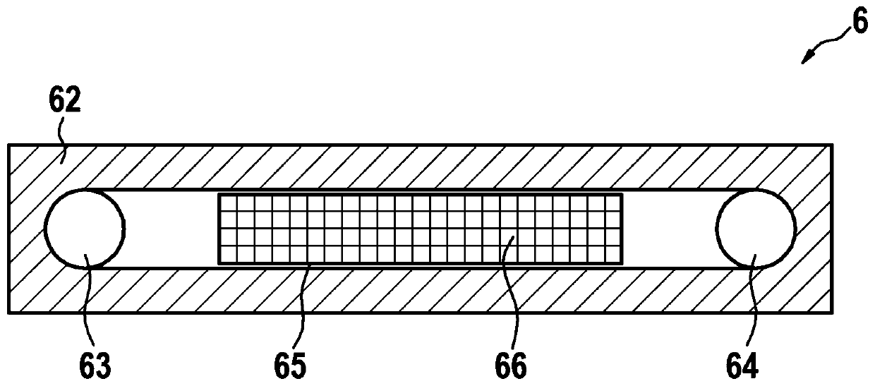 Microfluidic system for digital polymerase chain reaction of a biological sample, and respective method