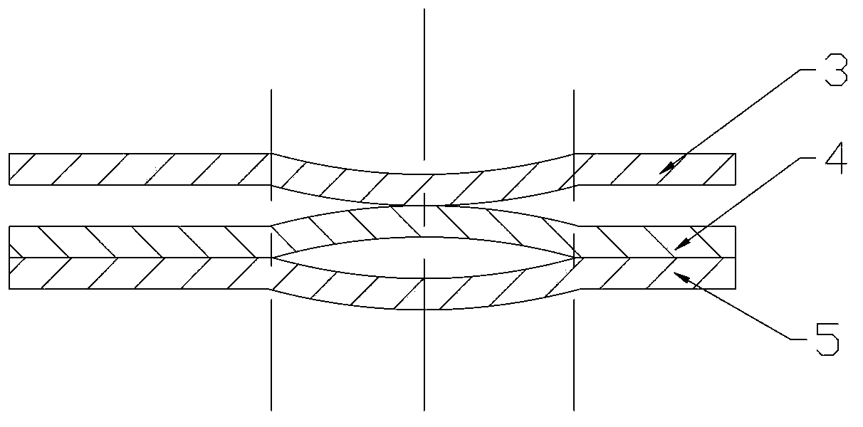 Sealing gasket for exhaust system of supercharged engine and machining method thereof