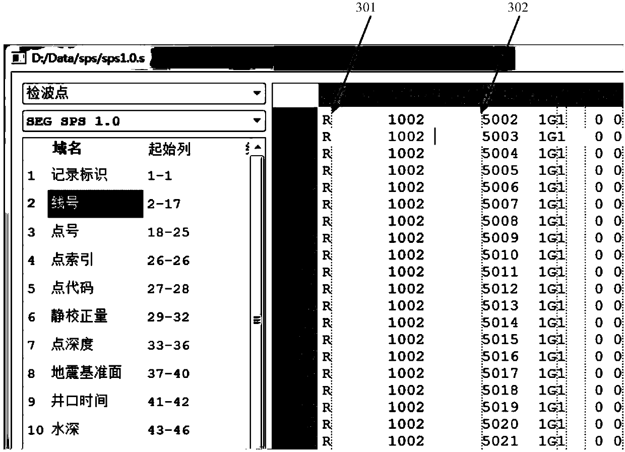 Method for analyzing seismic exploration auxiliary data files