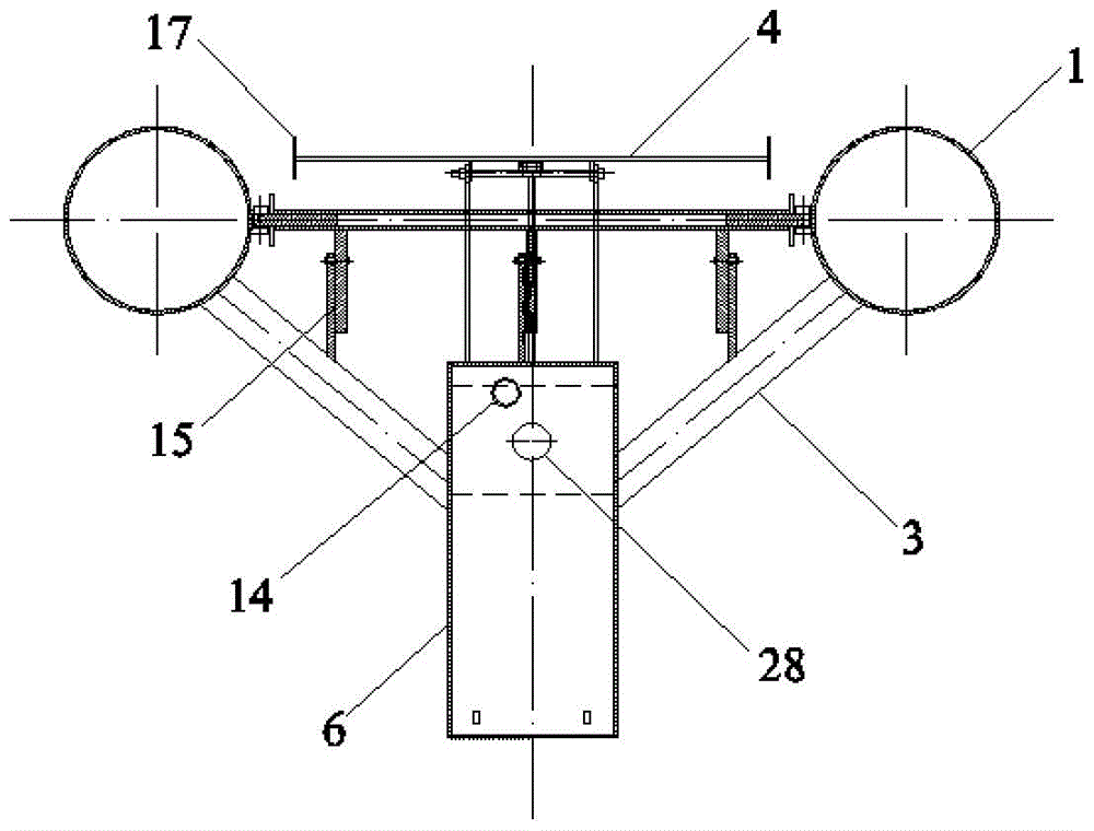 A tail maneuvering force induced control towed remote control underwater vehicle with cables