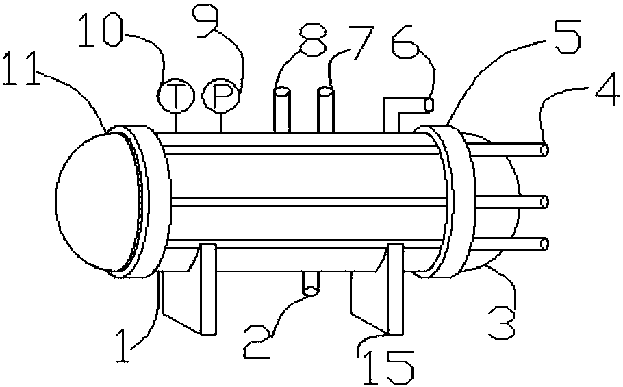 Energy-saving horizontal-type sterilizing pot