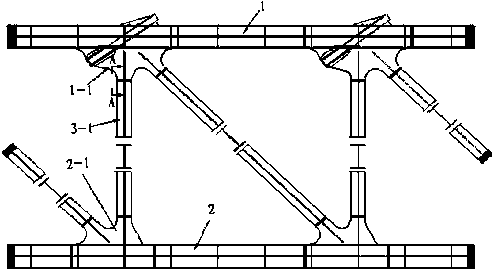 Large-span steel truss girder bridge whole joist full-welding joint welding method