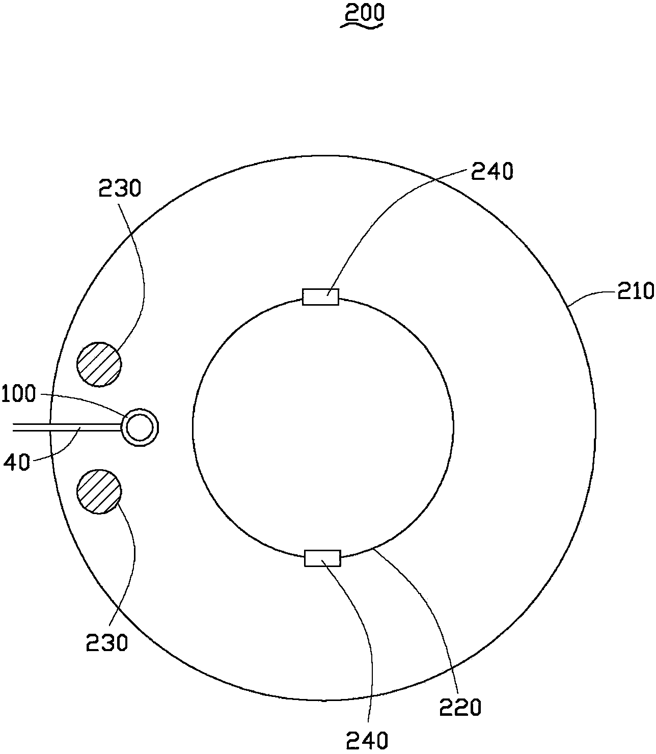 Gas pipe for vacuum coating and vacuum coating device applying gas pipe