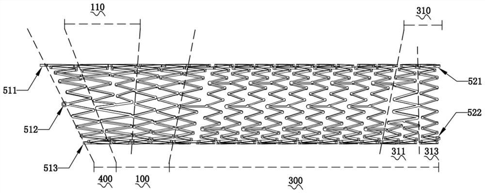 Self-expanding stent