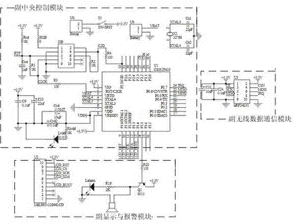 Household monitoring instrument for paralyzed patient