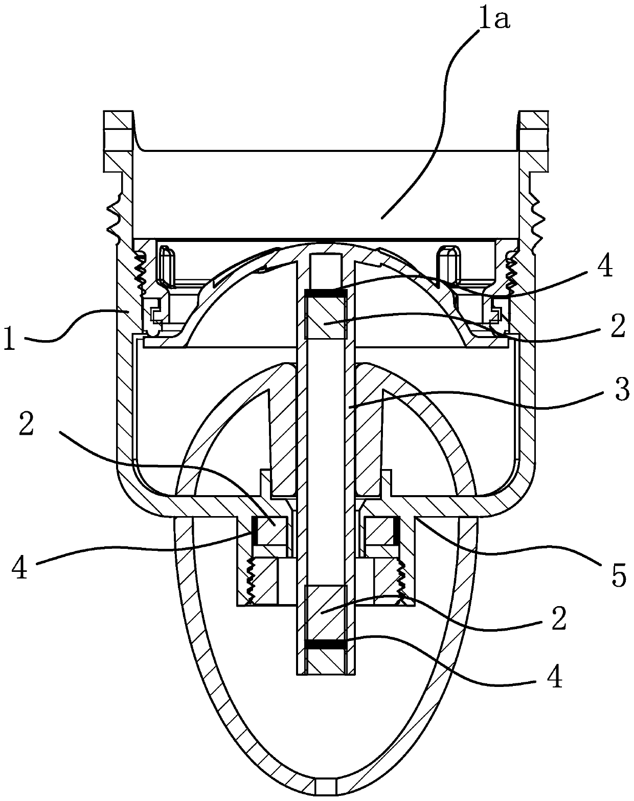 Odor-resistant drainage device