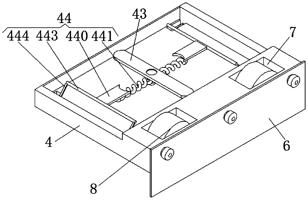 Yarn rubbing plate for spinning frame keel fender