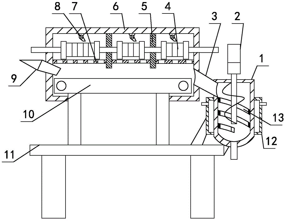 Dried sweet potato manufacturing machine with steam heating and temperature preserving mechanisms