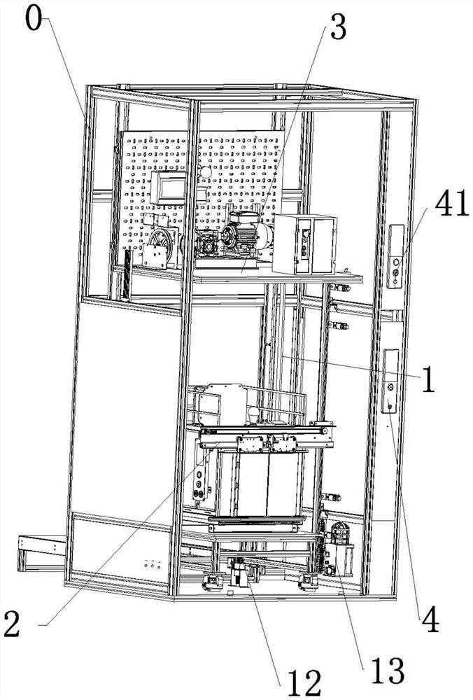 Equipment for elevator electrical wiring teaching