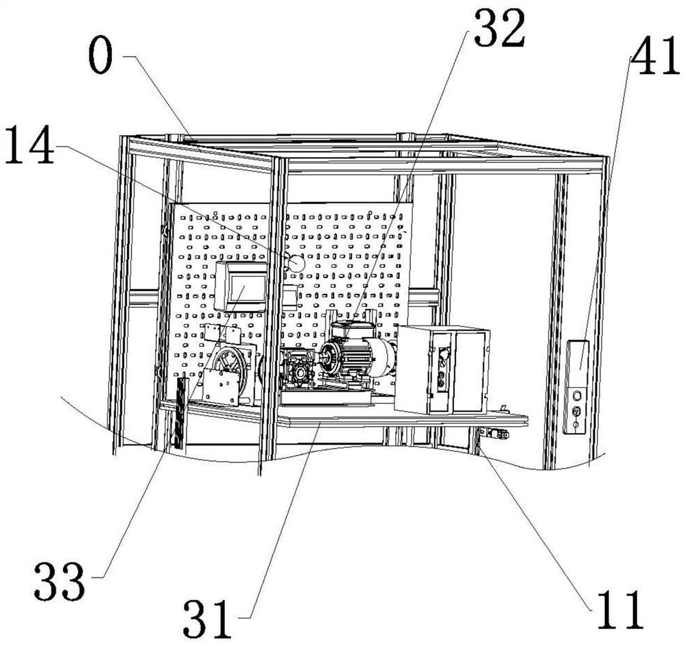 Equipment for elevator electrical wiring teaching