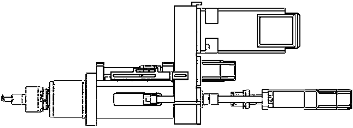 A waterwheel type valve core processing device