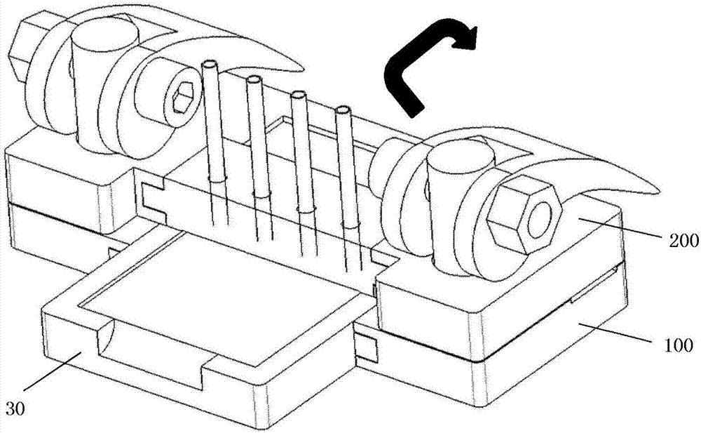 Modular fixture for microfluidic chip