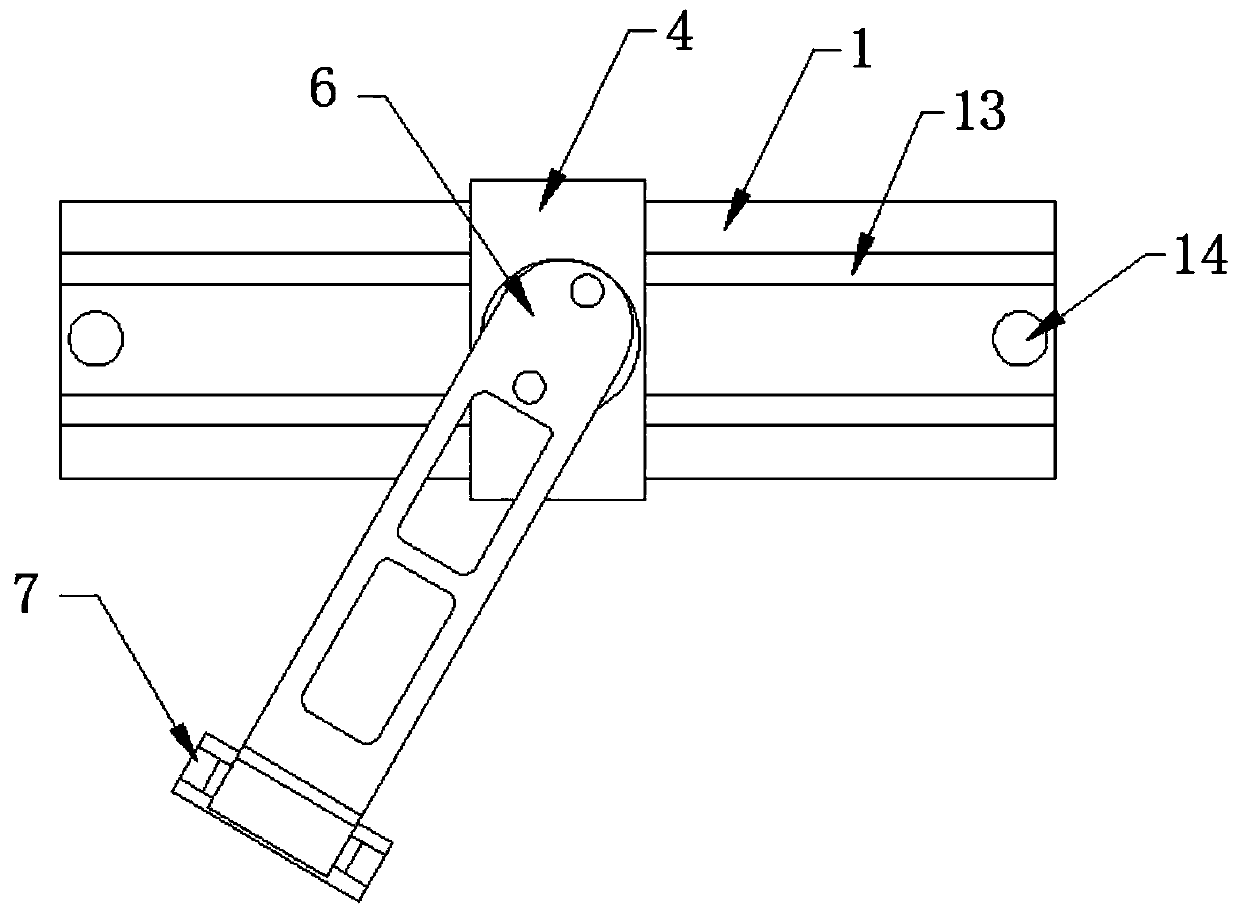 Circular mechanical clamping part convenient to adjust