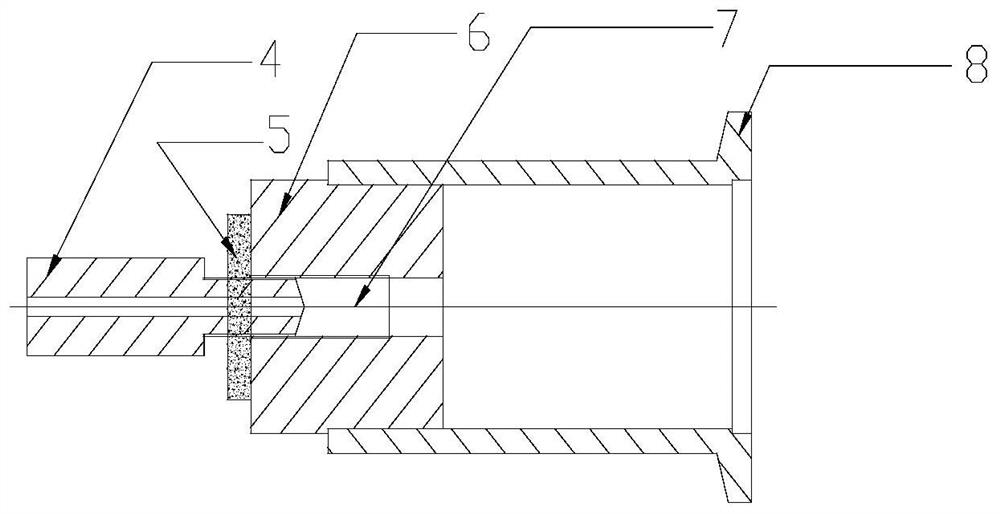 A method for detecting the leak rate performance of a silicon carbide composite material circular pipe