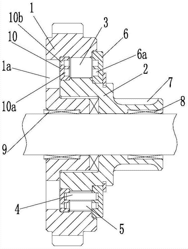 Follow-up parallel roller overrunning clutch