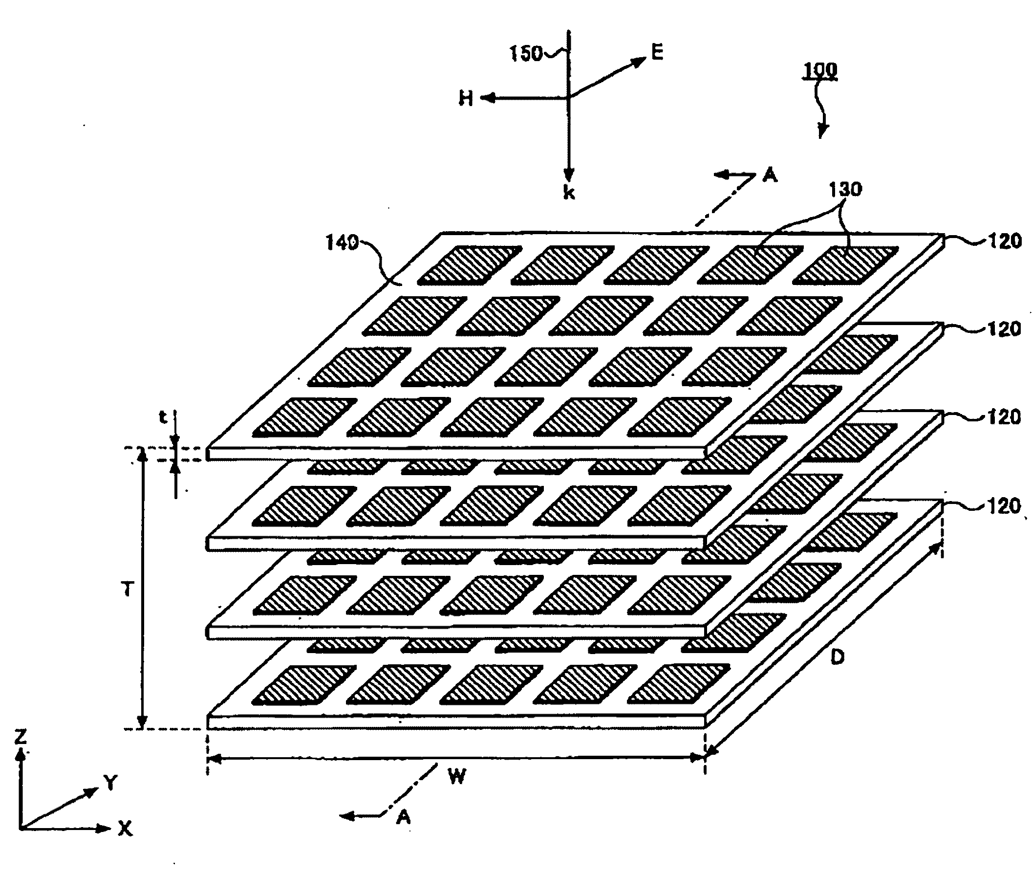 Artificial medium, its manufacturing method, and antenna device