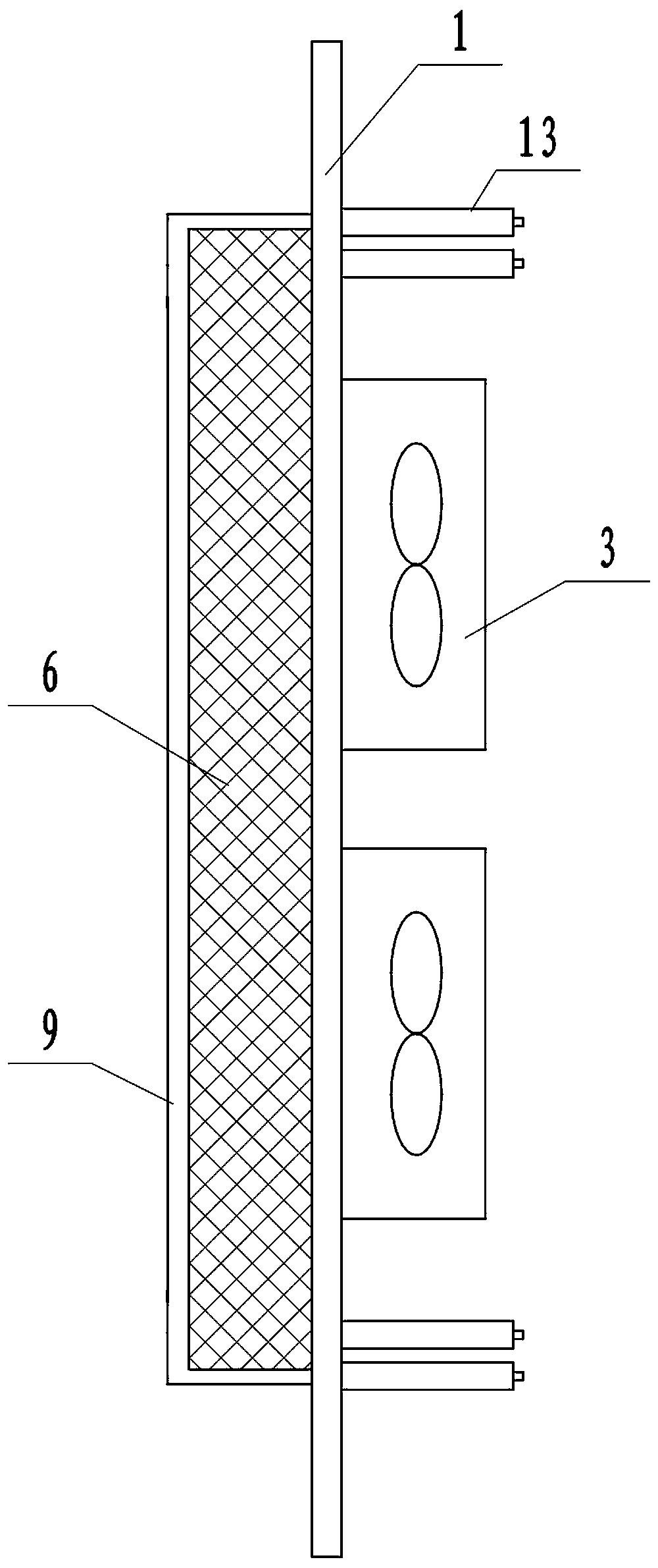 Computer dustproof heat dissipation case