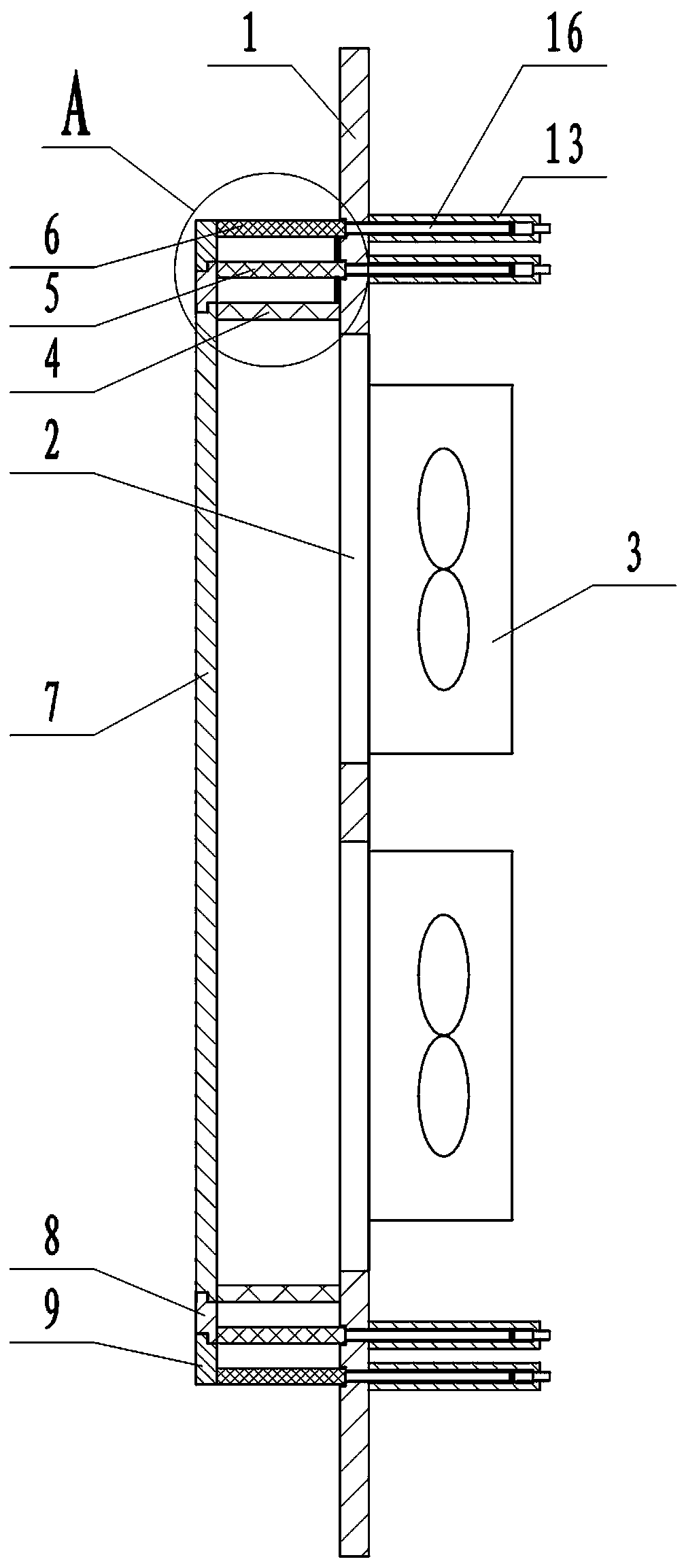 Computer dustproof heat dissipation case