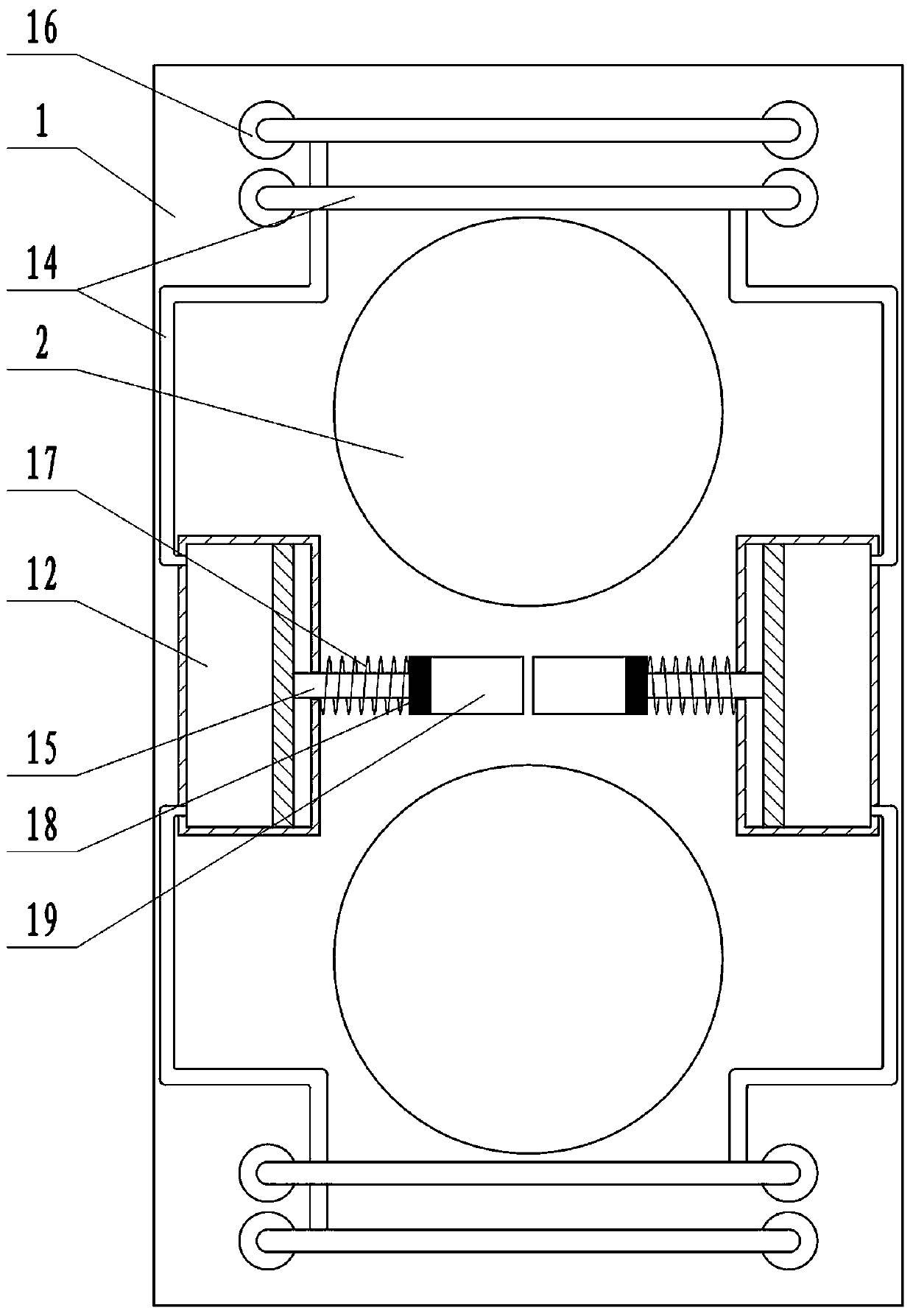 Computer dustproof heat dissipation case