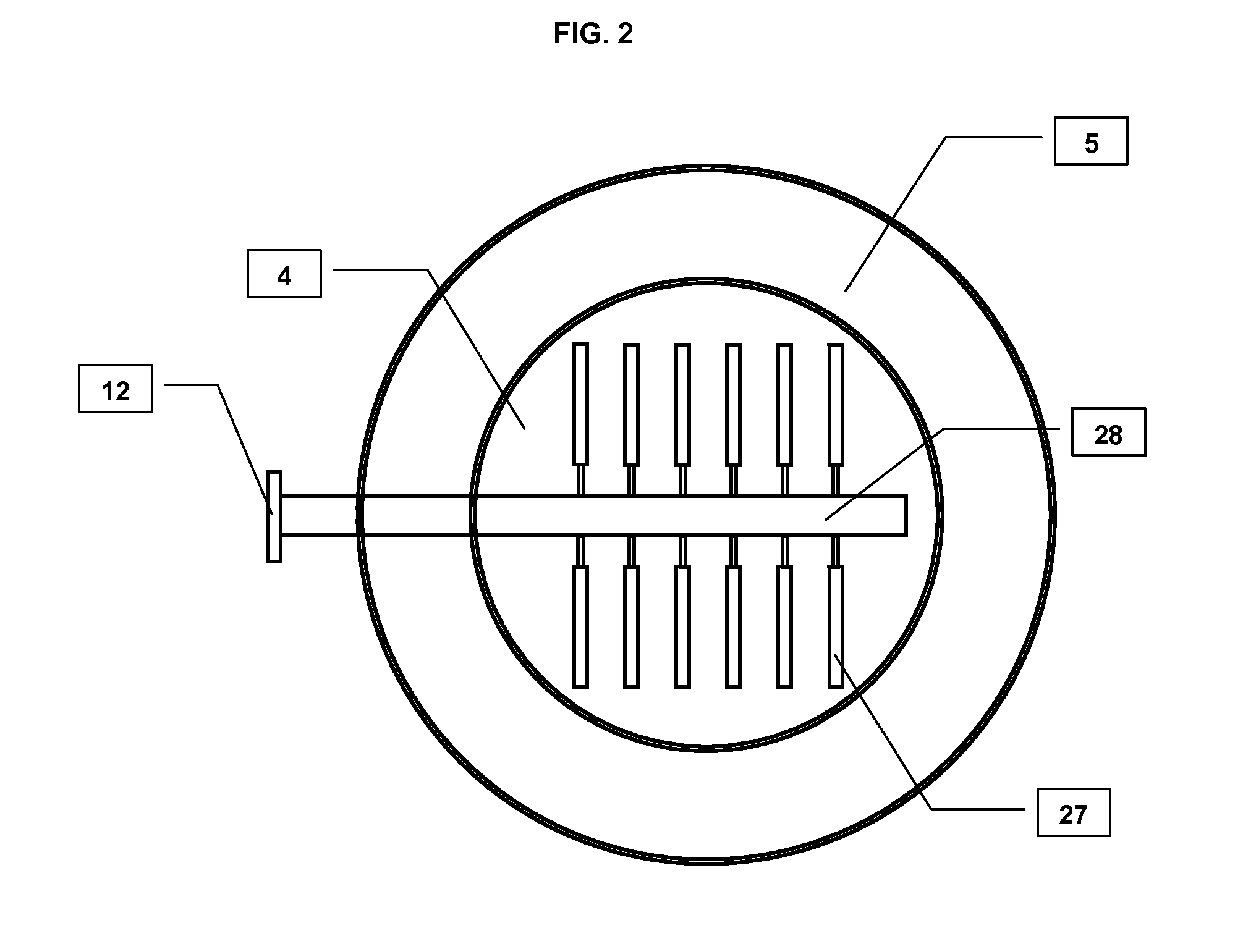 Bioreactor for continuous production of bioleaching solutions for inoculation and irrigation of sulfide-ore bioleaching heaps and dumps