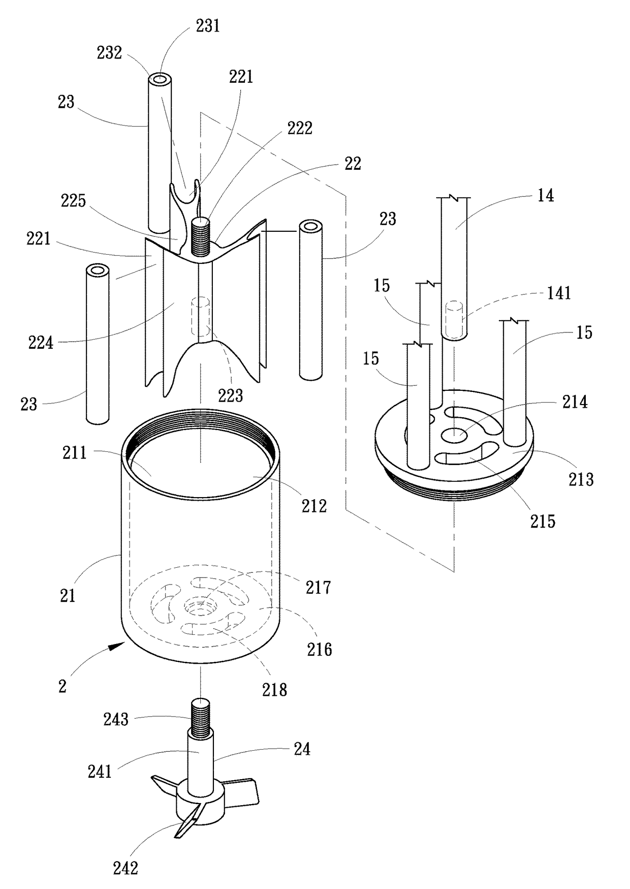 Mixing and grinding mechanism and mixer grinder using the same