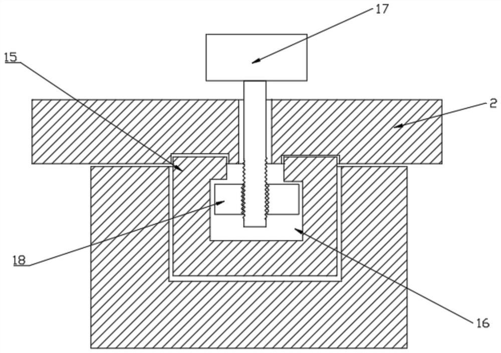 Clamping and drilling device