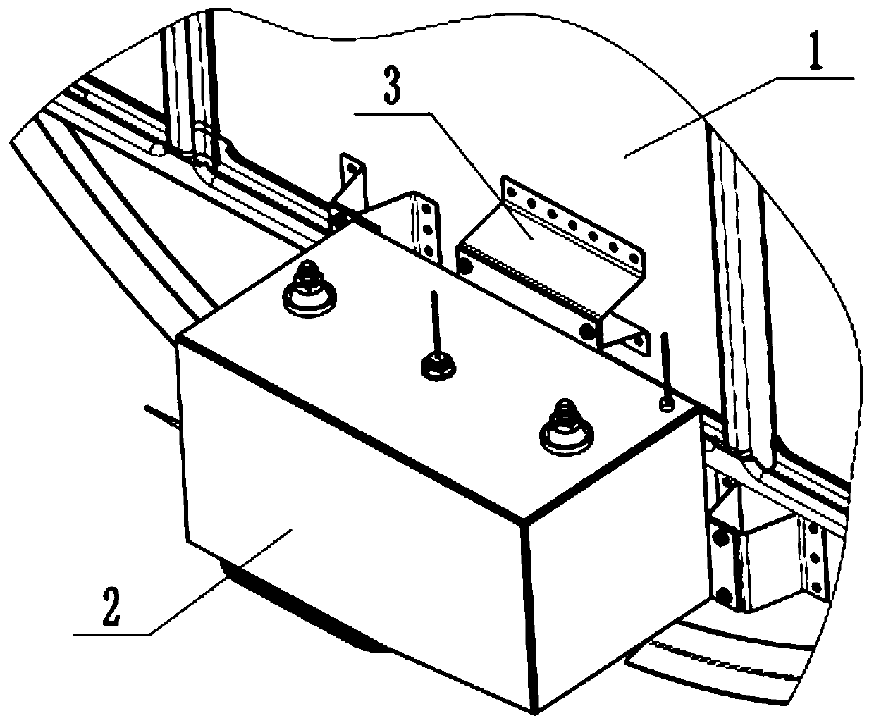 Intermediate oil supply device of fuel system