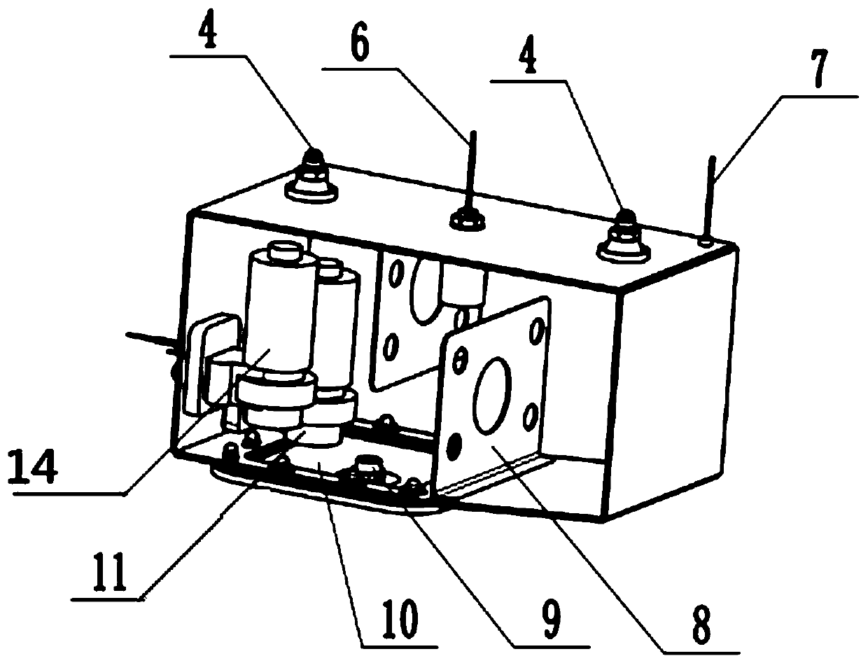 Intermediate oil supply device of fuel system